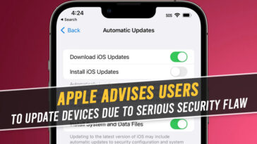 Apple Advises users to update devices due to serious security flaw