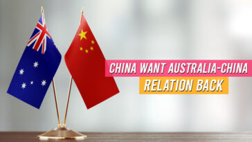 CHINA WANT AUSTRALIA-CHINA RELATIONS BACK