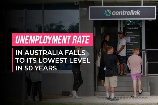 Unemployment Rate In Australia Fallsto Its Lowest In 50 Years