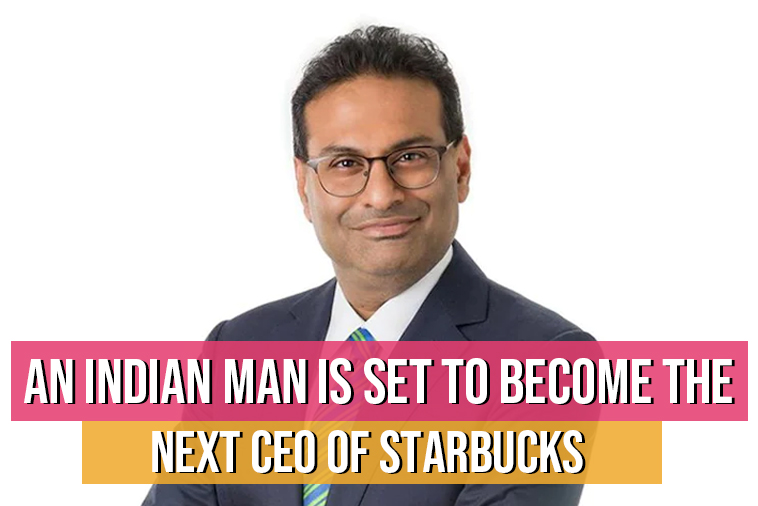 An Indian man is set to become the next CEO of Starbucks