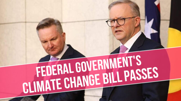 Federal government's climate change bill passes 