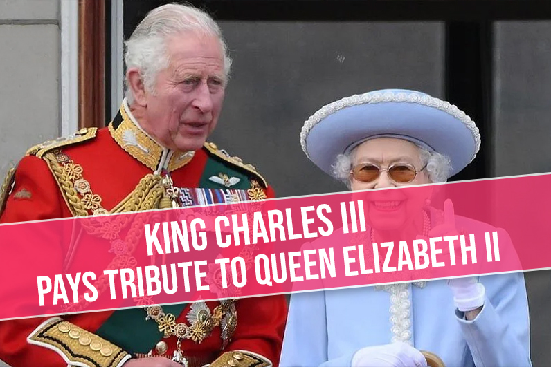 King Charles III pays tribute to Queen Elizabeth II 