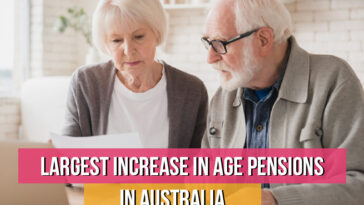 Largest increase in age pensions in Australia