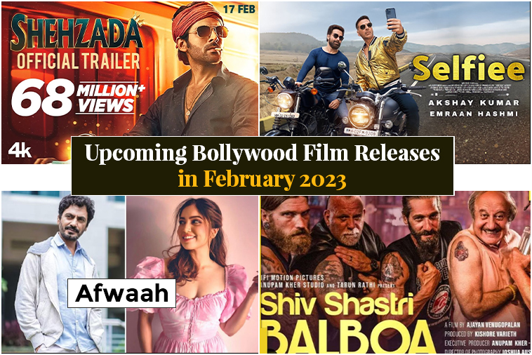 Upcoming Bollywood Film Releases In February 2023