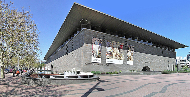  Visit the National Gallery of Victoria.