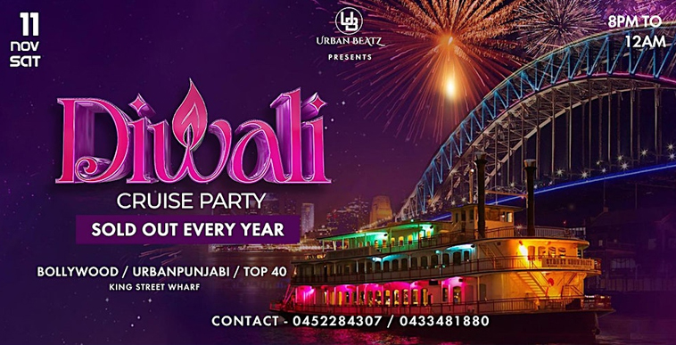 Diwali Bollywood Cruise Party