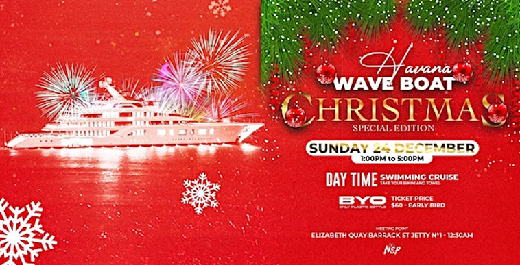 Christmas Boat Party Special Edition Havana Wave